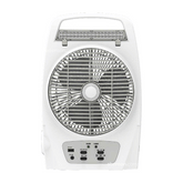 Firefly FEL625  8” Oscillating 2-Speed Fan with 18 LED Desk Lamp Torch Light & USB Mobile Phone Charger | Firefly by KHM Megatools Corp.